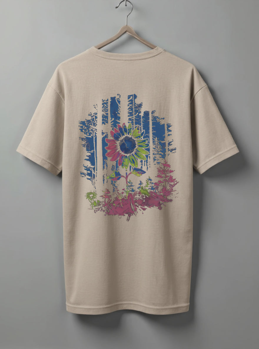 Printed Tee Drop shoulder Mohubbat