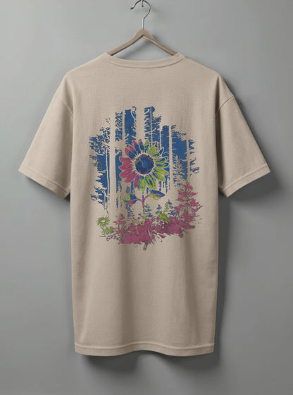 Printed Tee Drop shoulder Mohubbat