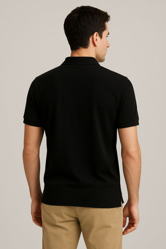 POLO TEE - BLACK