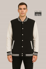 Baseball Jacket Line – Black & White Bold Style