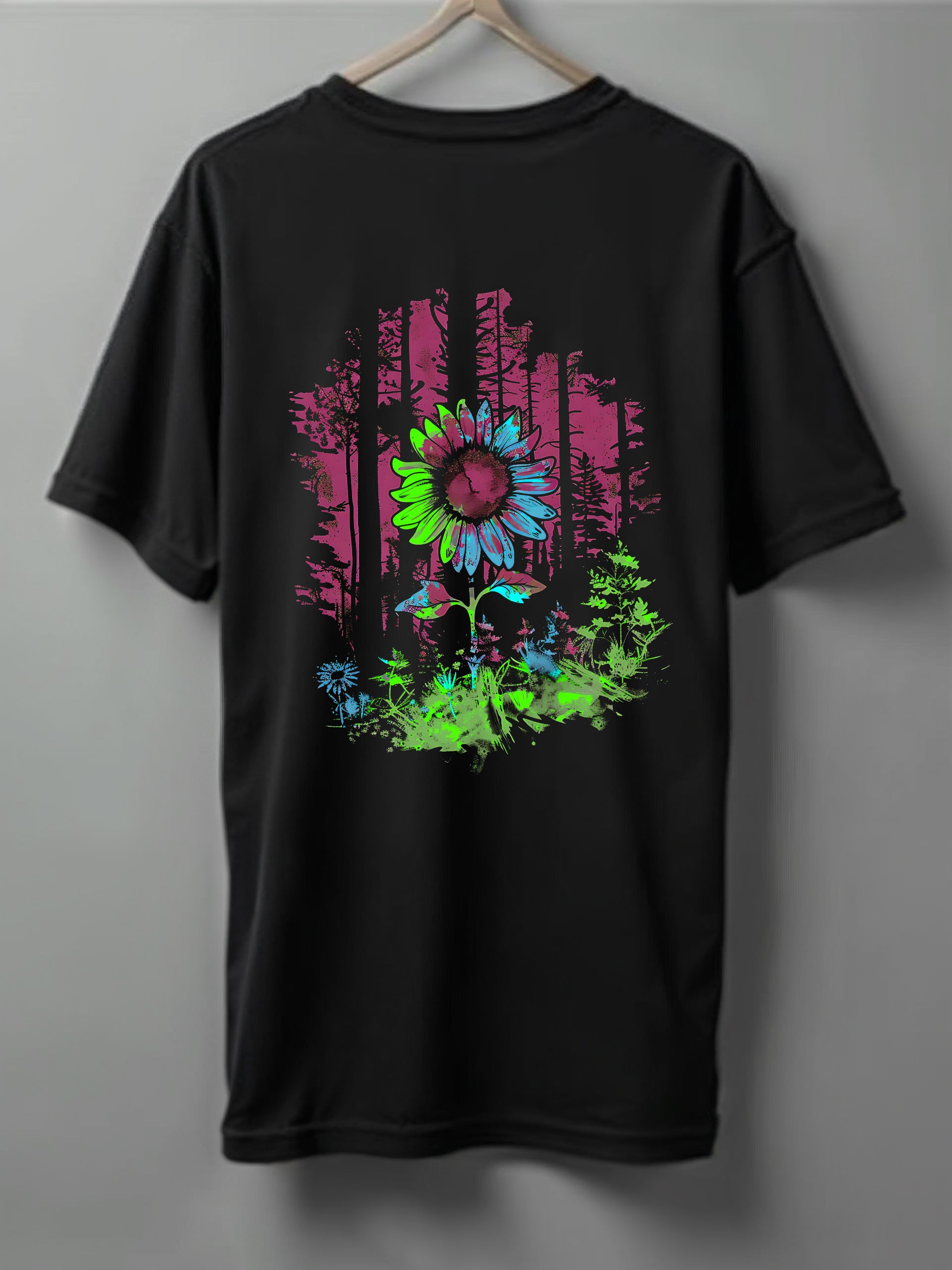 Printed Tee Drop shoulder Mohubbat