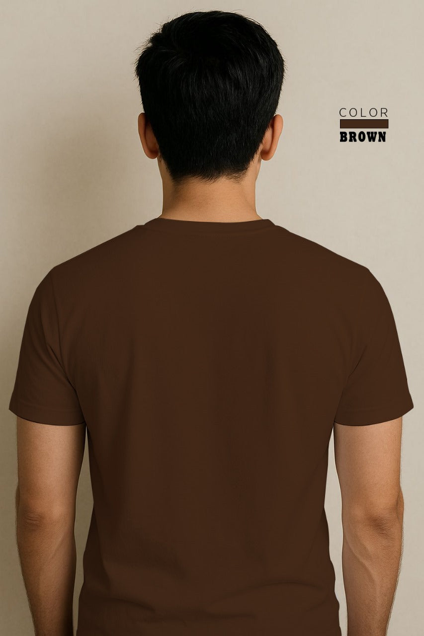 Short Sleeve T-Shirt - Brown