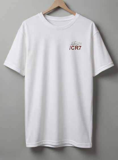CR7 Oversized T-Shirt – Black, Grey & Maroon