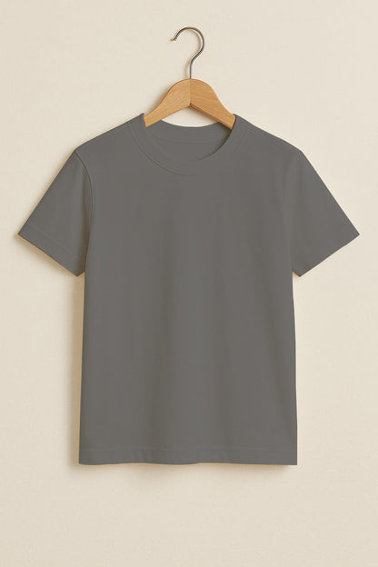 Kids Basic Tee - Dark Grey