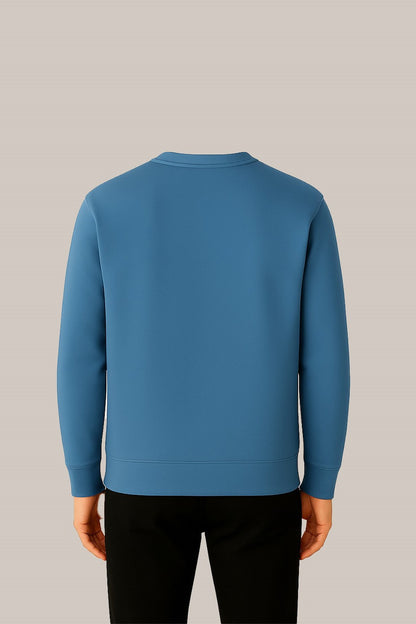 Sea Blue Sweatshirt – Everyday Ease, Timeless Look