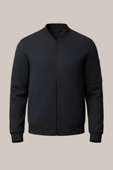 Men’s Classic Black Bomber Jacket