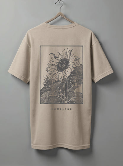 Homeland Oversized T-Shirt – Black, White & Beige