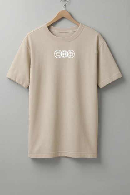 Inside Freedom T-Shirt - Black, Maroon & Beige