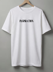 Inspiration Drop Shoulder T-Shirt – White, Black & Beige