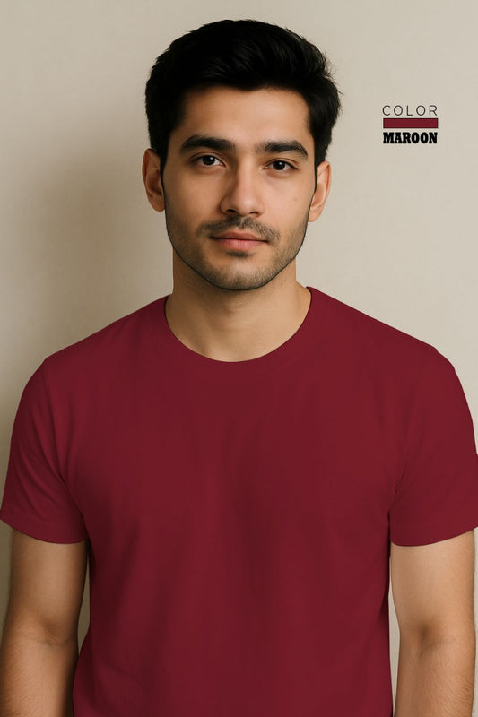 Short Sleeve T-Shirt -Maroon