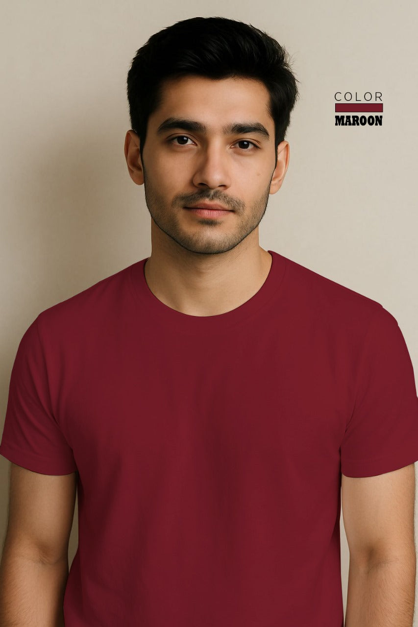 Short Sleeve T-Shirt -Maroon