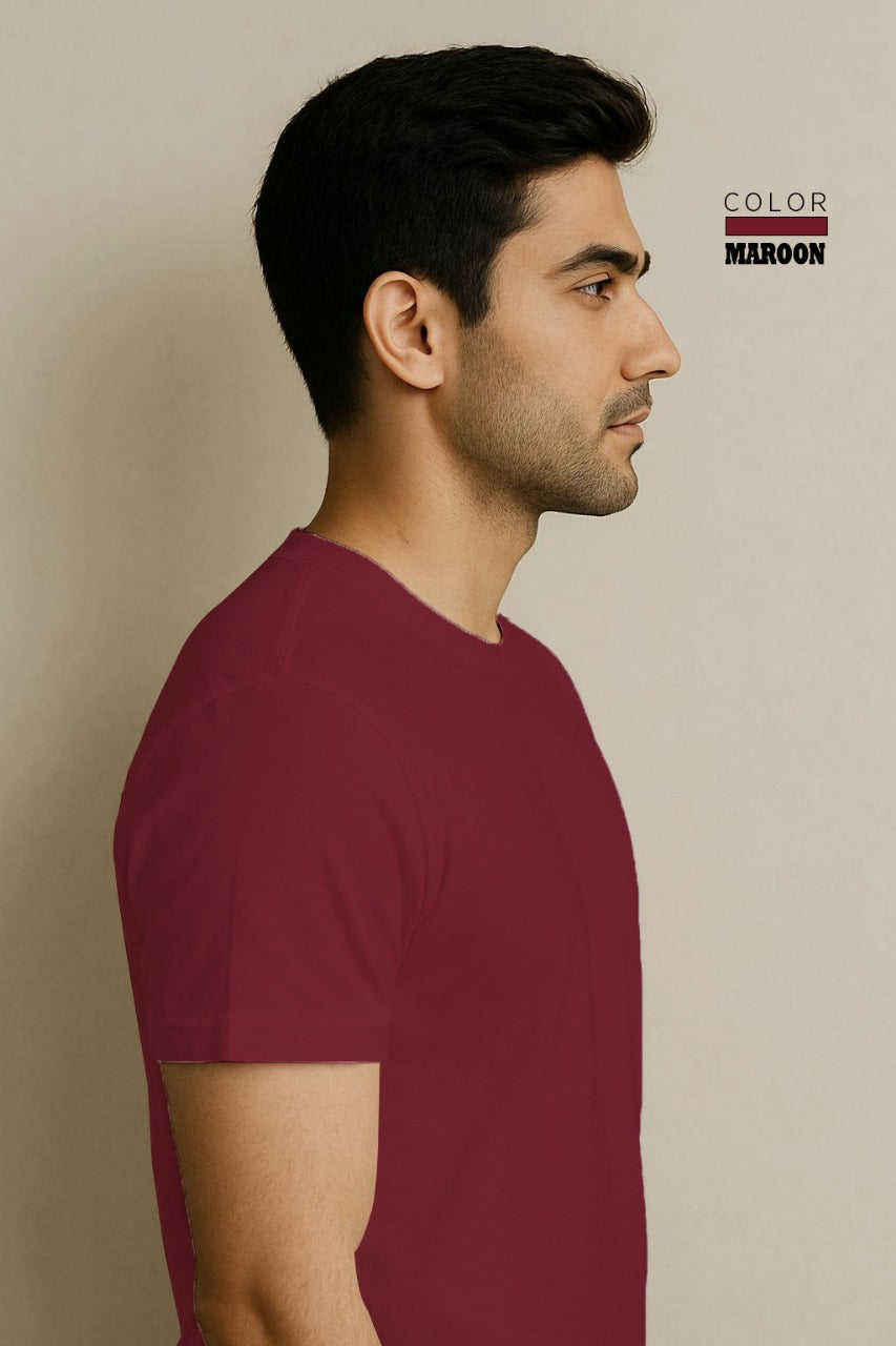Short Sleeve T-Shirt -Maroon