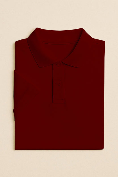 Kids Polo T-shirts - Maroon