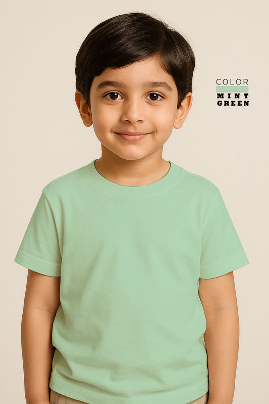 Kids Basic Tee -Mint Green