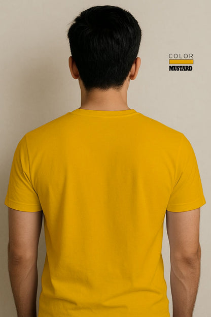 Short Sleeve T-Shirt -Mustard Yellow