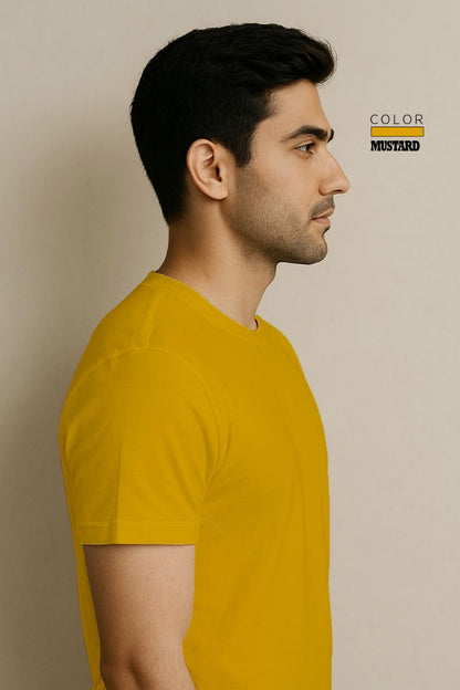 Short Sleeve T-Shirt -Mustard Yellow