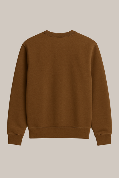 Earthy Brown Sweatshirt – Warm Tones, Cozy Vibes