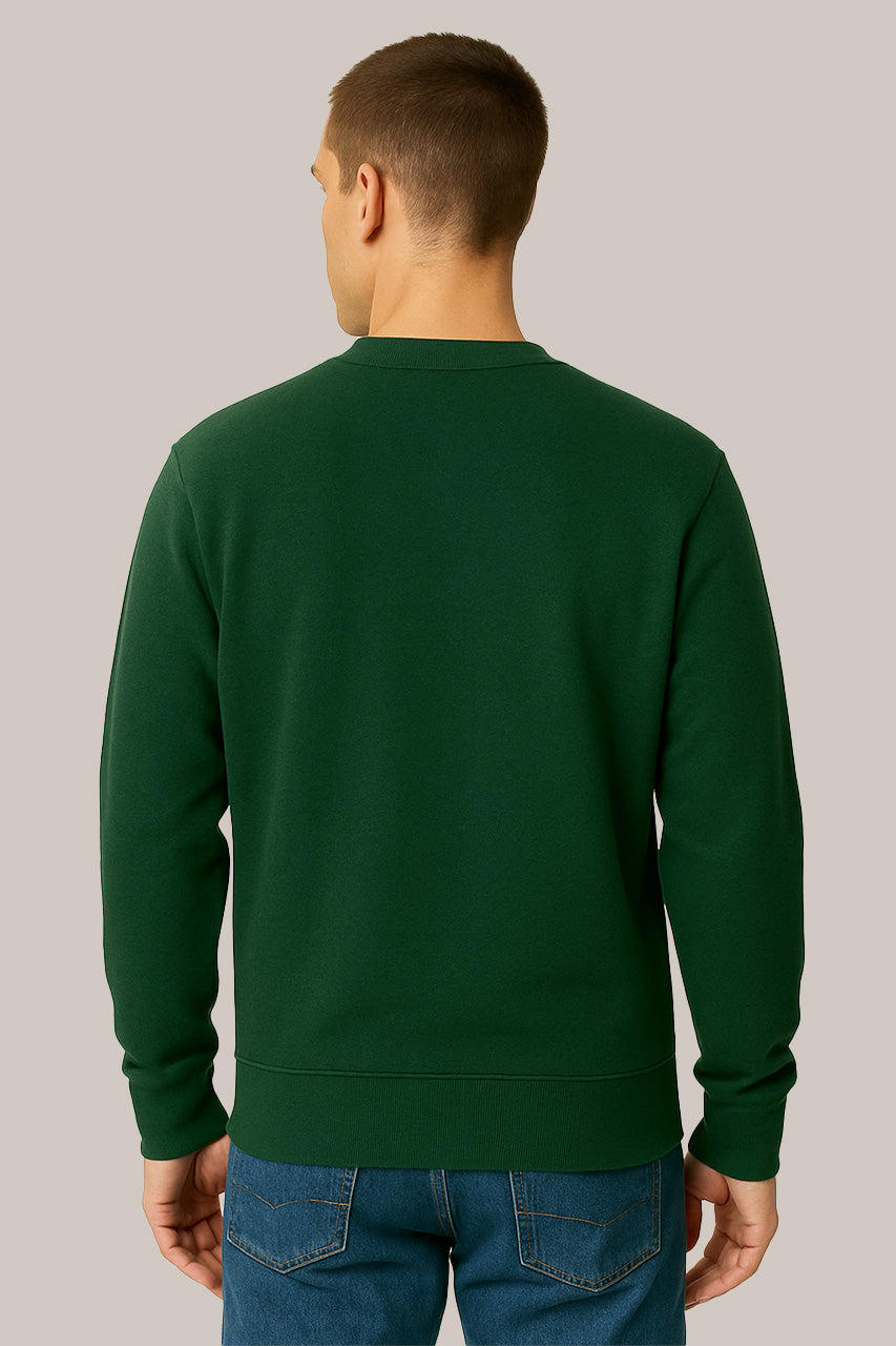 Bottle Green Sweatshirt – Bold Color, Everyday Comfort