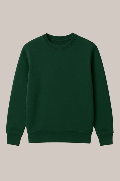 Bottle Green Sweatshirt – Bold Color, Everyday Comfort