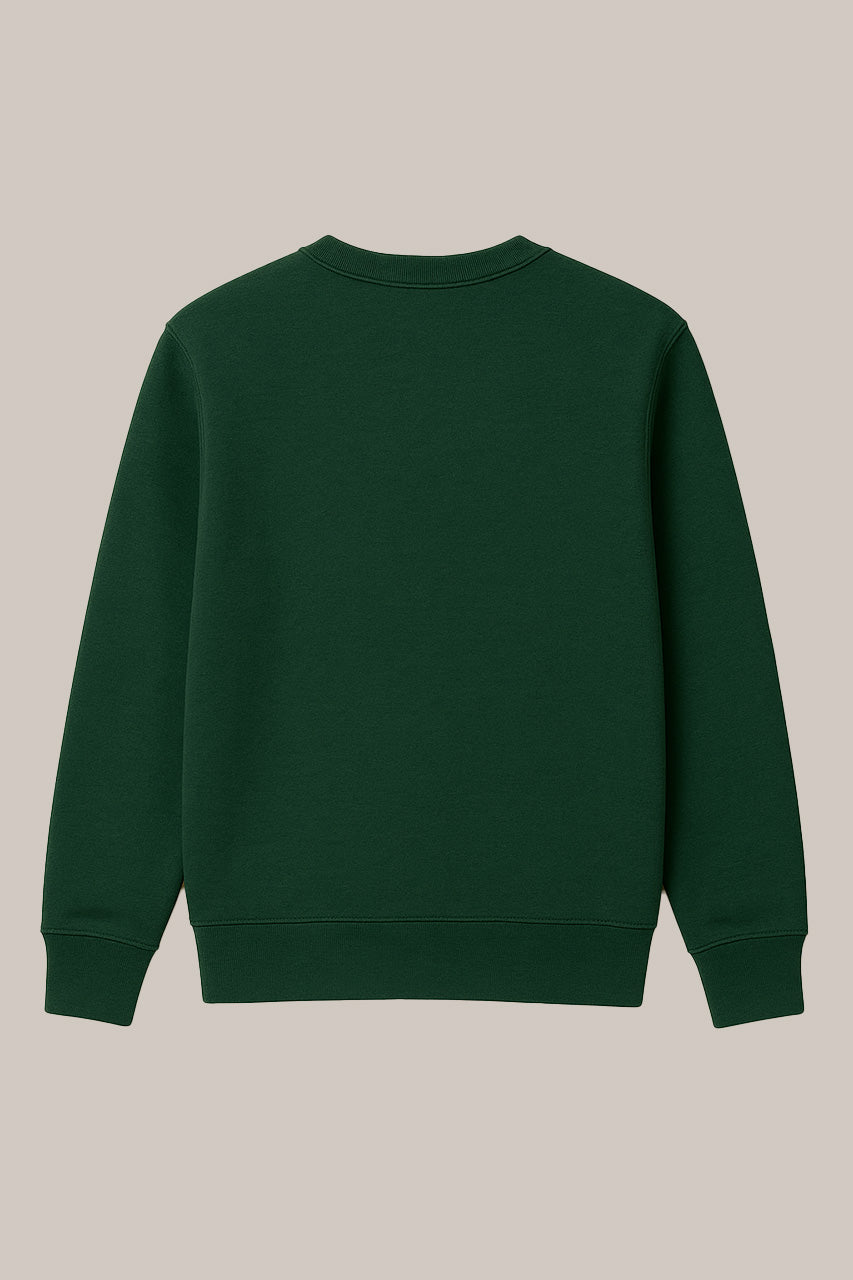 Bottle Green Sweatshirt – Bold Color, Everyday Comfort