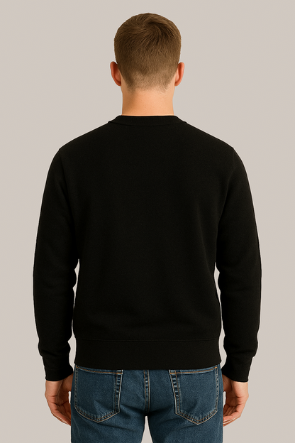 Classic Black Sweatshirt – Timeless Comfort in Every Stitch