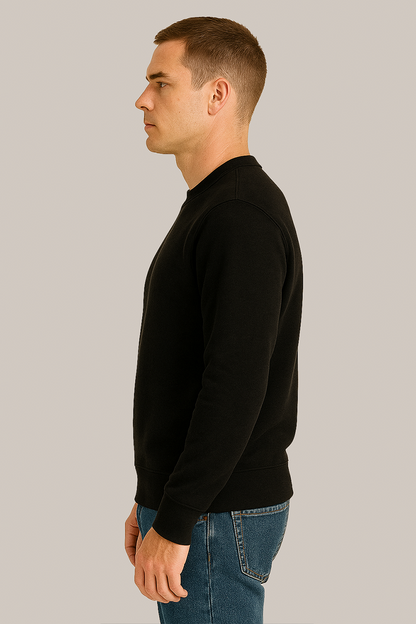 Classic Black Sweatshirt – Timeless Comfort in Every Stitch