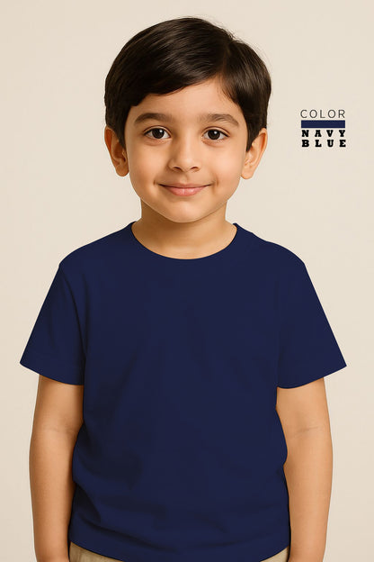Kids Basic Tee -Navy Blue