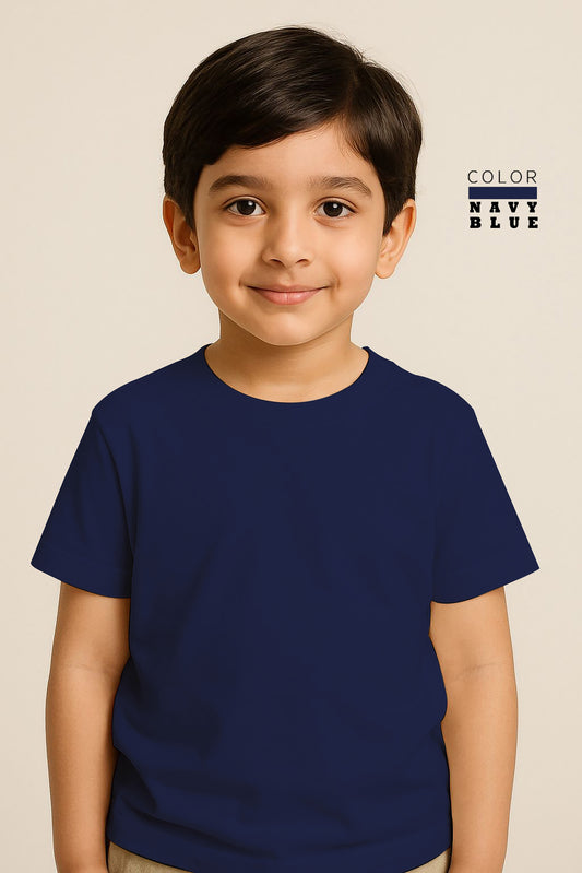 Kids Basic Tee -Navy Blue