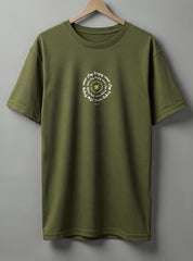 Never Stop Oversized T-Shirt – Black, White & Olive Green
