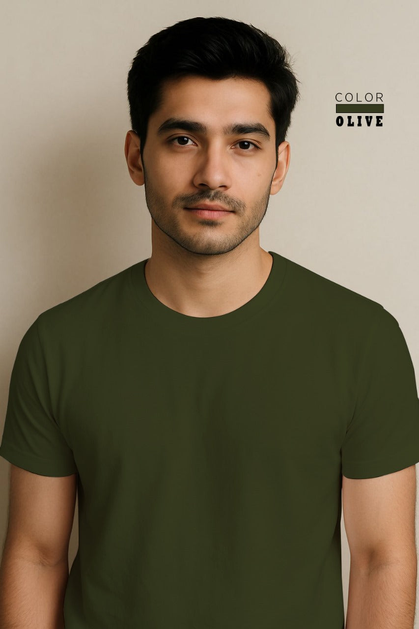 Short Sleeve T-Shirt -Olive Green