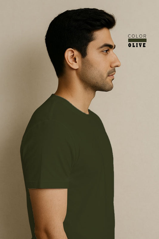 Short Sleeve T-Shirt -Olive Green