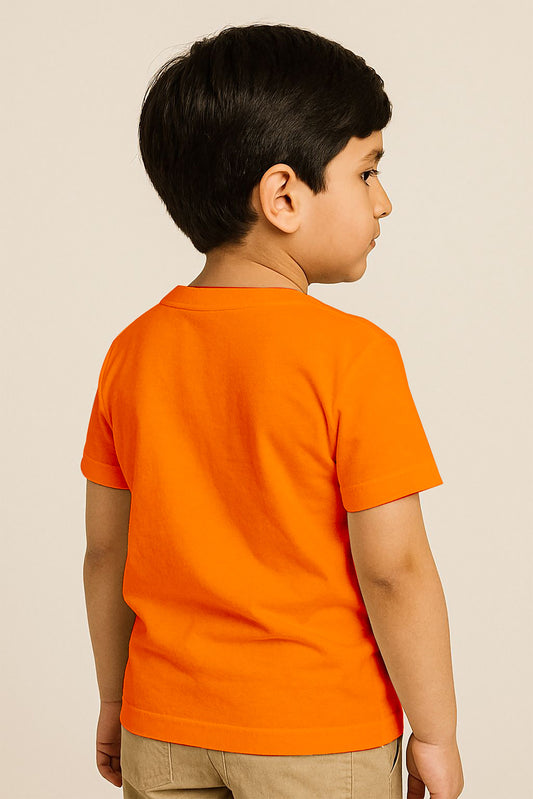 Kids Basic Tee -Orange