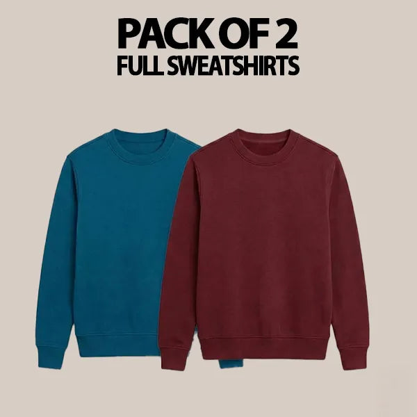 Pack of 2 Full Sleeve Sweatshirts