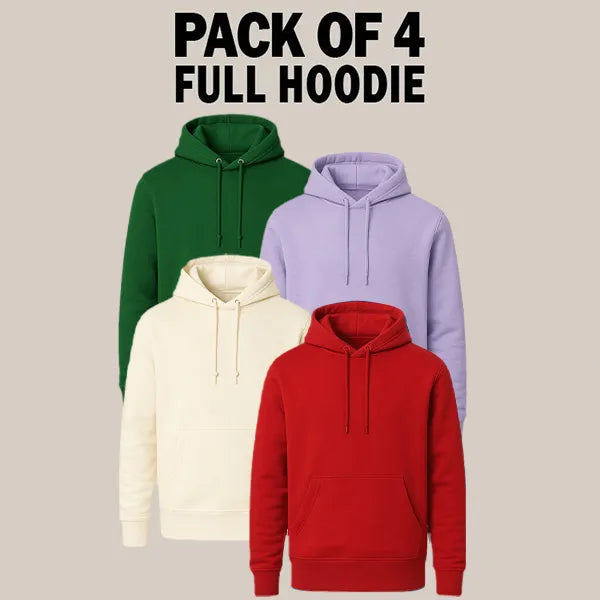 Pack of 4 Full Sleeve Hoodies