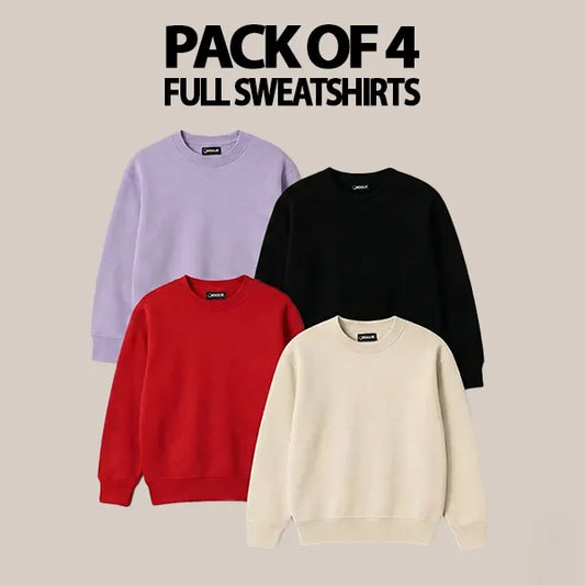 Pack of 4 Full Sleeve Sweatshirt