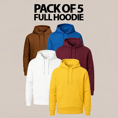 Pack of 5 Full Sleeve Hoodies