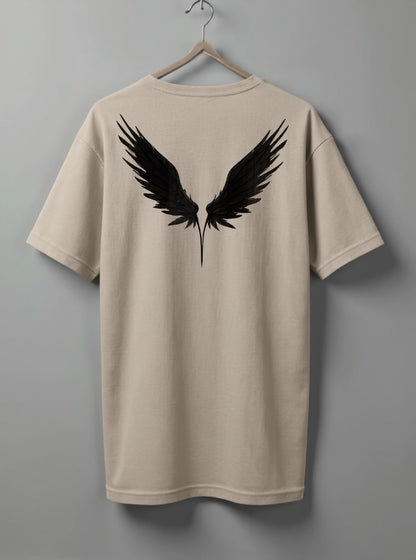 Printed Tee Drop shoulder Parwaz