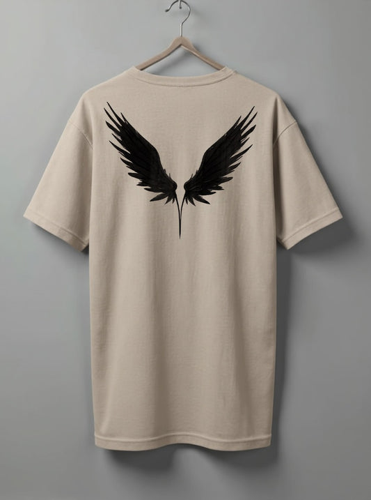 Printed Tee Drop shoulder Parwaz