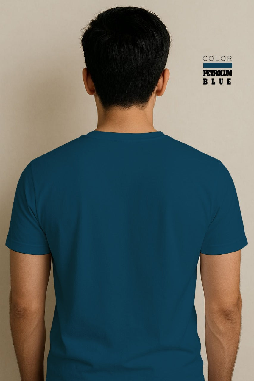 Short Sleeve T-Shirt -Petrolum Blue