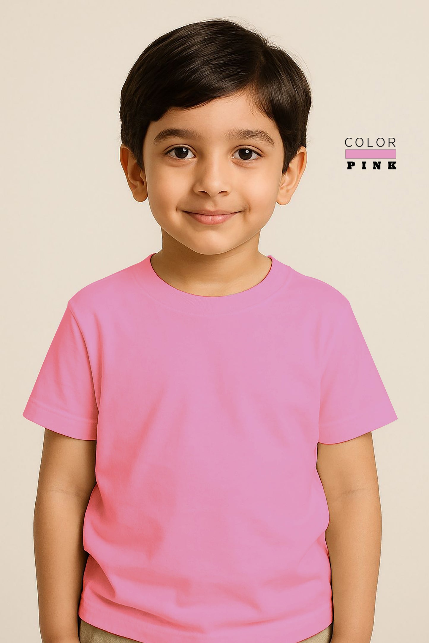 Kids Basic Tee - Pink