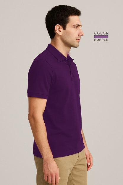 POLO TEE - PURPLE