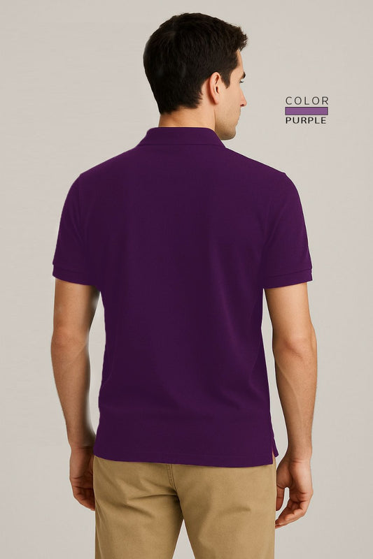 POLO TEE - PURPLE