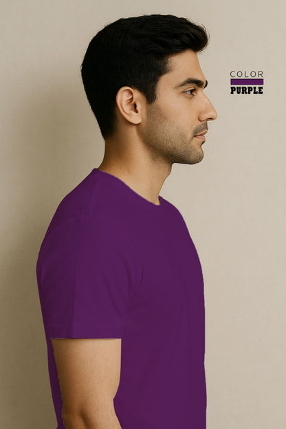 Short Sleeve T-Shirt -Purple
