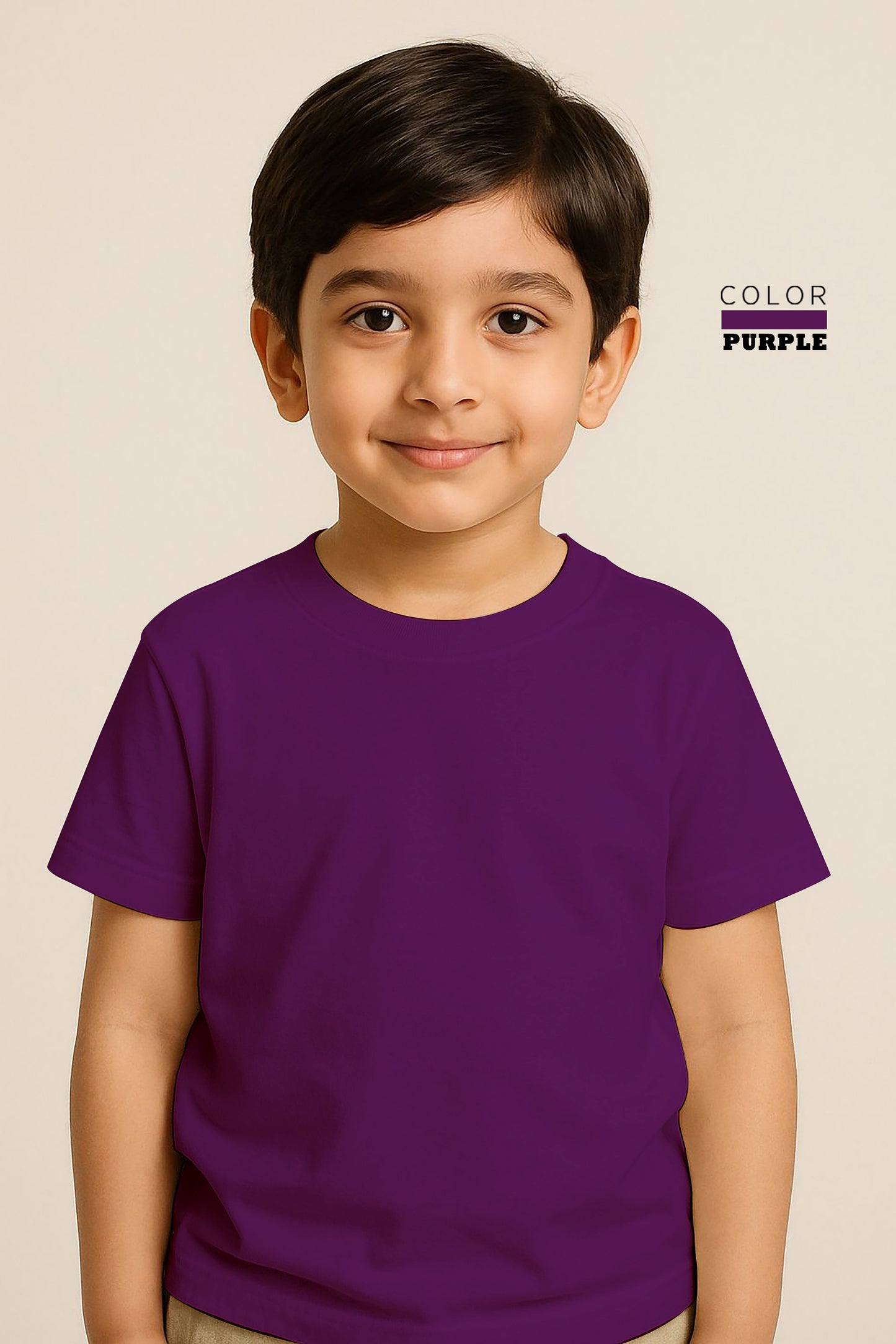 Kids Basic Tee - Purple