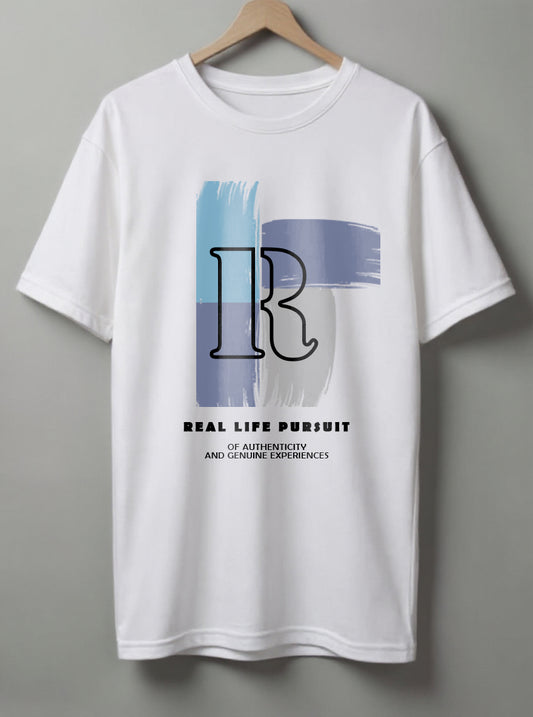 Real Life Pursuit Oversized T-Shirt – Bold Color Blend