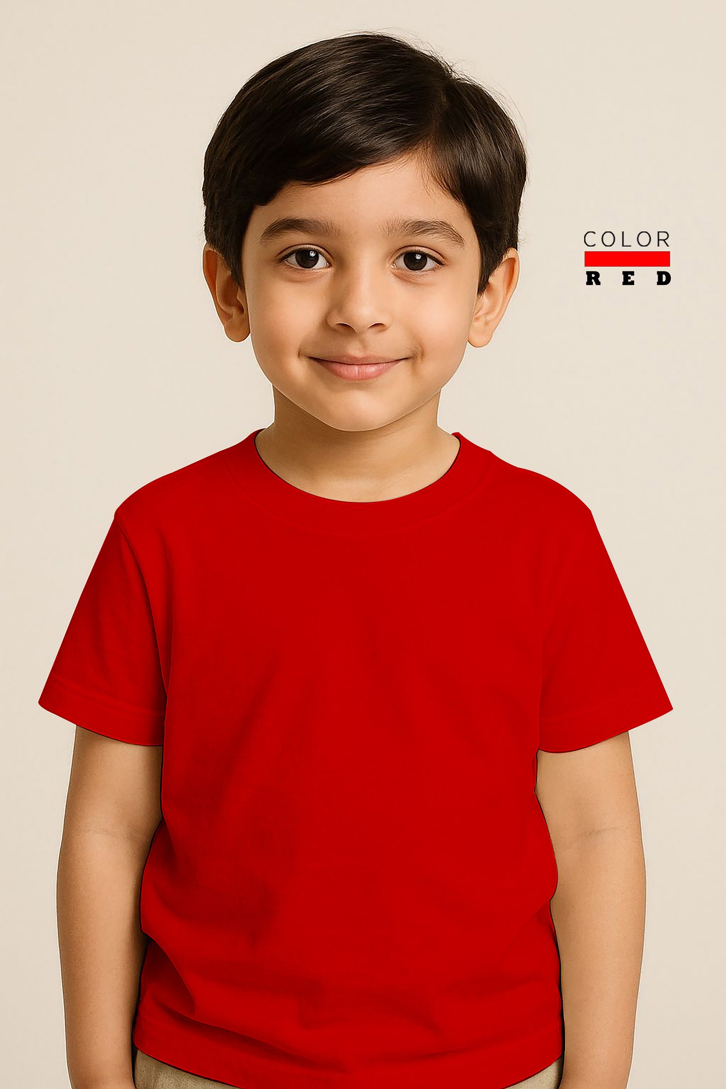 Kids Basic Tee - Red
