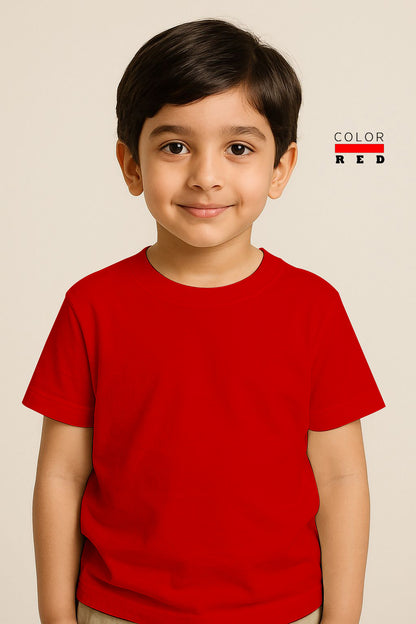 Kids Basic Tee - Red