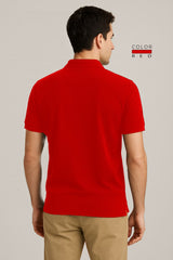 POLO TEE - RED