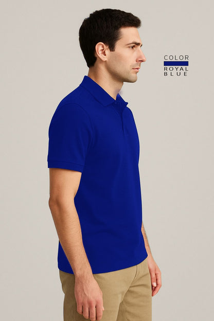 POLO TEE - ROYAL BLUE