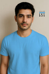 Short Sleeve T-Shirt -Sea Blue